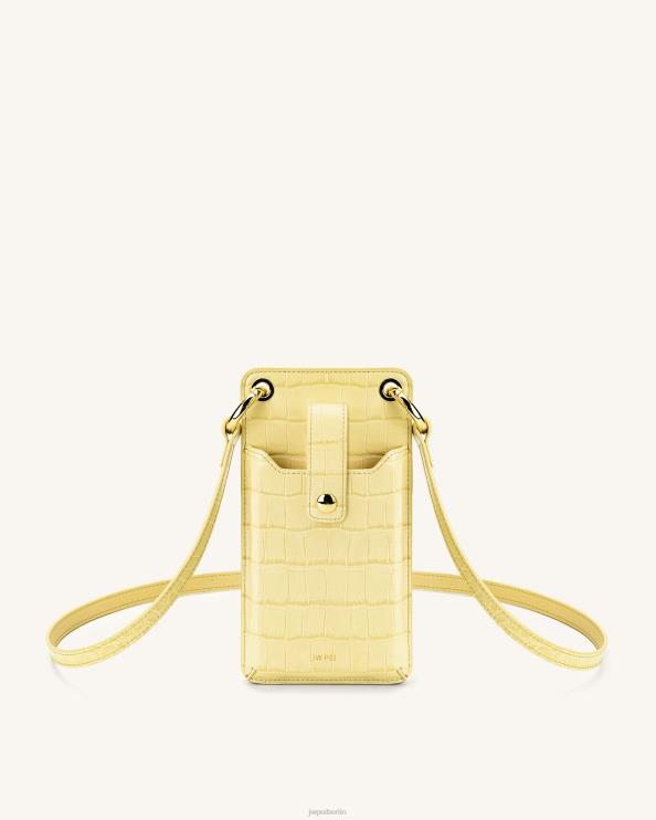 hellgelbes Krokodil JW PEI Quinn-Handytasche 400P6213