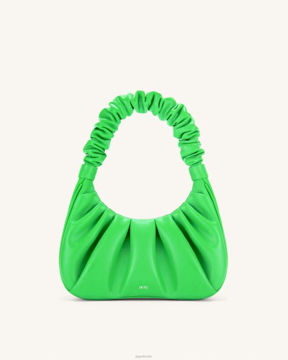 Neongrün JW PEI Gabbi geraffte Hobo-Handtasche 400P6137