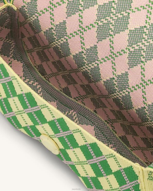 hellgelb & grün & rosa JW PEI Becci gestrickte Umhängetasche 400P6115