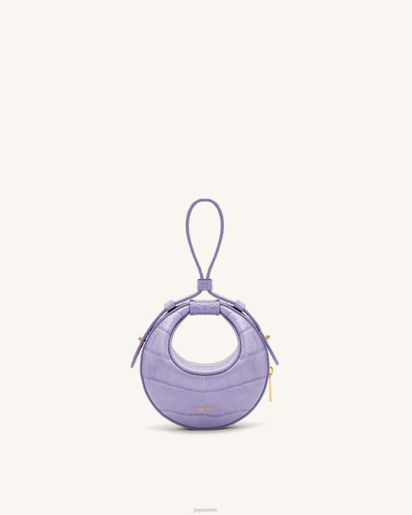 lila Krokodil JW PEI Rantan Super Mini-Tasche 400P6180