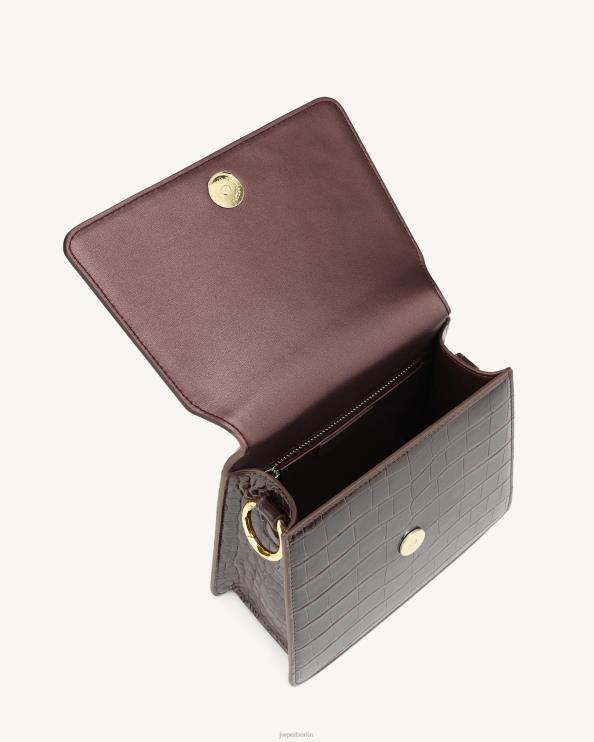 Nutella-Krokodil JW PEI Fae Umhängetasche mit Tragegriff oben 400P632